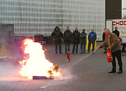 Feuerlöschtraining